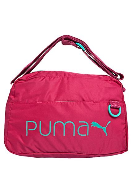 Bolsa Puma Originals Grip Bag Pu Black-Cerise-Pool Rosa - Marca Puma
