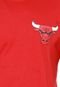 Camiseta New Era Logo Chicago Bulls Vermelha - Marca New Era