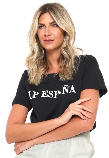 Camiseta Lança Perfume LP España Preta - Marca Lança Perfume