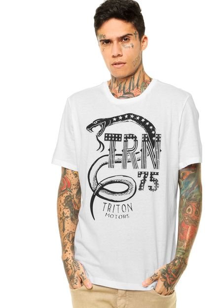 Camiseta Triton Cobra Branco - Marca Triton