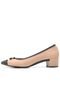 Scarpin Moleca Liso Nude - Marca Moleca