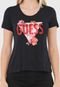 Blusa Guess  Logo Preta - Marca Guess