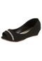 Peep Toe Anna Flynn Night Preto - Marca Anna Flynn