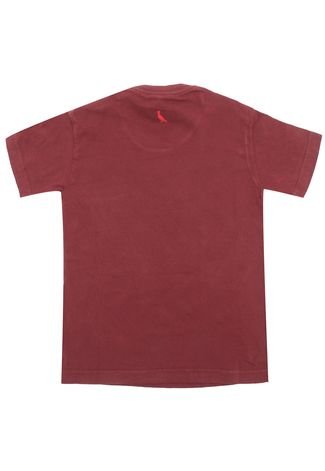 Camiseta Reserva Mini Menino Estampa Frontal Vermelha