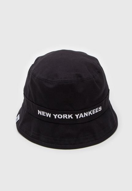 Chapéu New Era Bucket New York Yankees MLB Preto - Marca New Era