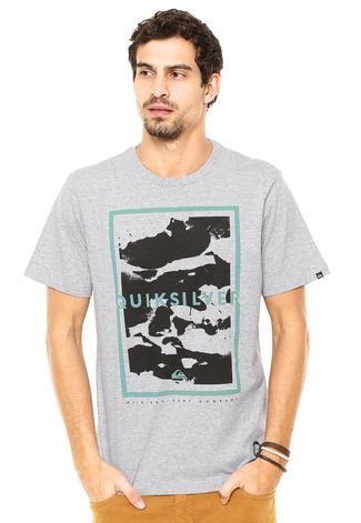Camiseta Quiksilver Surf Company Cinza