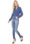 Calça Jeans Osmoze Skinny Estonada Azul - Marca Osmoze