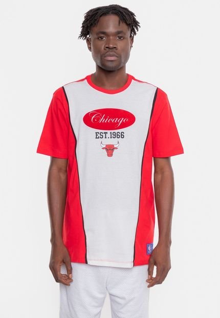 Camiseta NBA Eightie Team Chicago Bulls Vermelha - Marca NBA