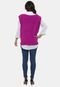 Tricô Colete Pink Tricot Fang Mullet e Corte Sofisticado Feminino - Marca Pink Tricot