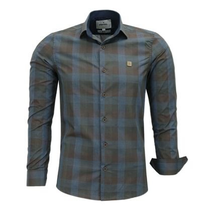Camisa Adulto Xadrez Slim Original Amil Exclusivo Top cor 12 - Marca Amil