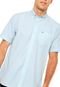 Camisa Lacoste Regular Fit Listras Azul/Branca - Marca Lacoste