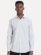 Camisa Aramis Masculina Slim Tricoline Micro Grid Xadrez Marinho/Branca - Marca Aramis