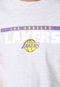 Camiseta New Era Los Angeles Lakers NBA Cinza - Marca New Era