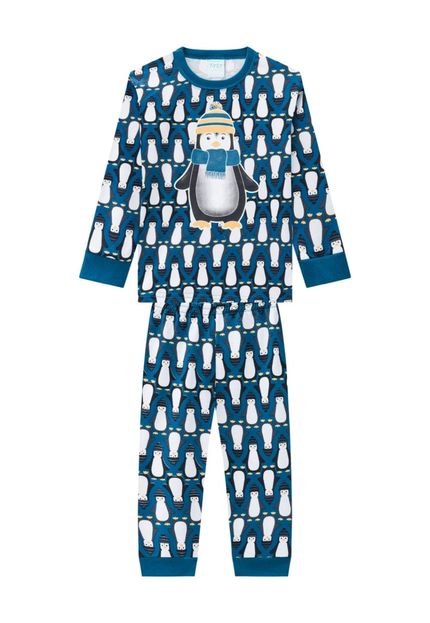 Pijama Infantil Menino Kyly Azul - Marca Kyly