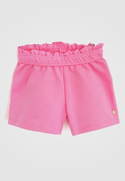 Short Marisol Play Infantil Drapeado Rosa - Marca Marisol Play