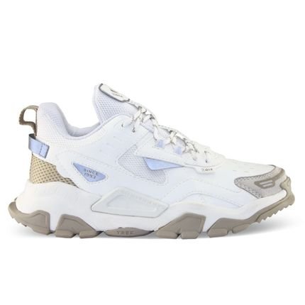 Tênis Qix Trek Sneaker Reflect - White - Exclusivo  Branco - Marca Ou
