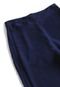 Calça Social Feminina de Crepe com Abertura Azul Marinho Sob - Marca SOB