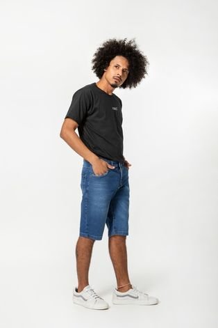 Bermuda Aero Jeans Masculina Tradicional Jeans