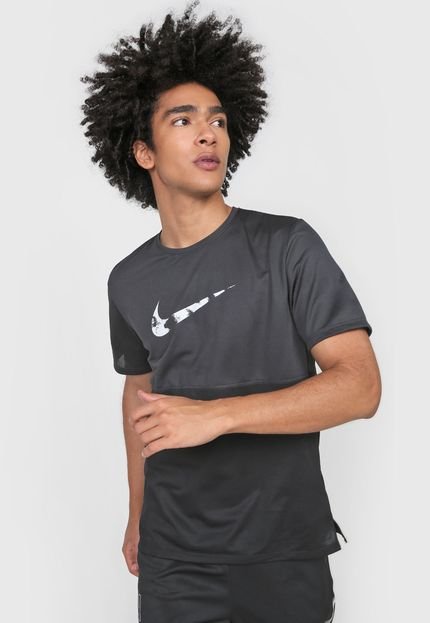 Camiseta Nike Df Wr Run Preta - Marca Nike