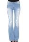 Calça Jeans Jeanseria Flare Estonada Azul - Marca Jeanseria