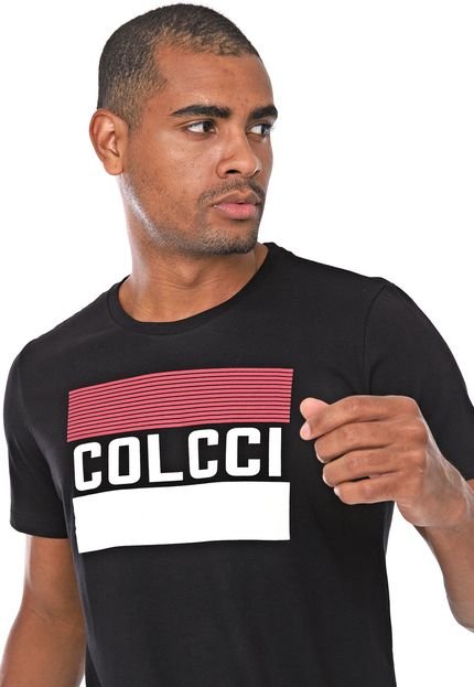 Camiseta Colcci Estampada Preta - Marca Colcci