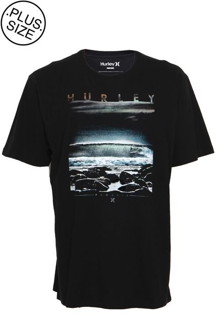 Camiseta Hurley Oversize Rising Tides Preta - Marca Hurley