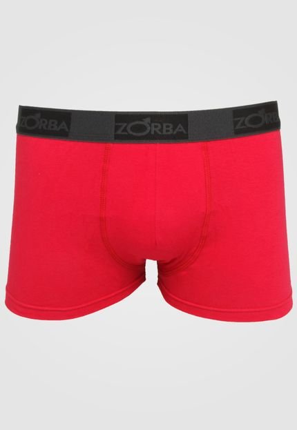 Cueca Zorba Boxer Plus Vermelha - Marca Zorba