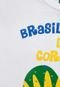 Body Baby Licenciados Copa do Mundo Brasileirinha Branco - Marca Licenciados Copa do Mundo