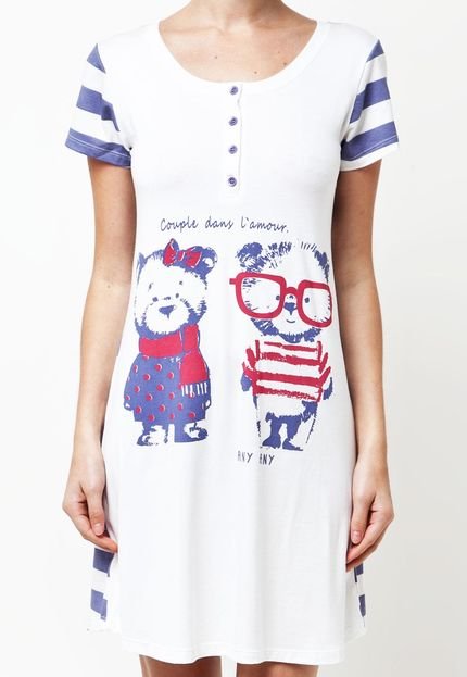 Camisola Any Any Urso Off-White - Marca Any Any