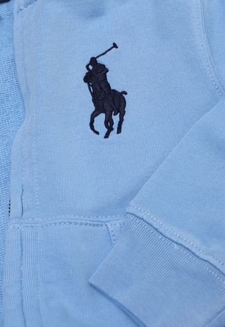 Jaqueta Polo Ralph Lauren Infantil Logo Azul