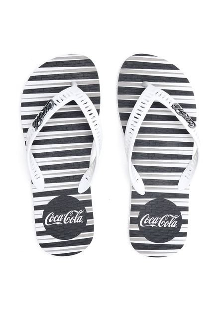 Chinelo Coca-Cola Shoes Sport Lines Branca - Marca Coca Cola Shoes