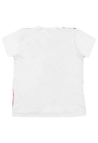 Camiseta Kamylus Menino Flash Branca