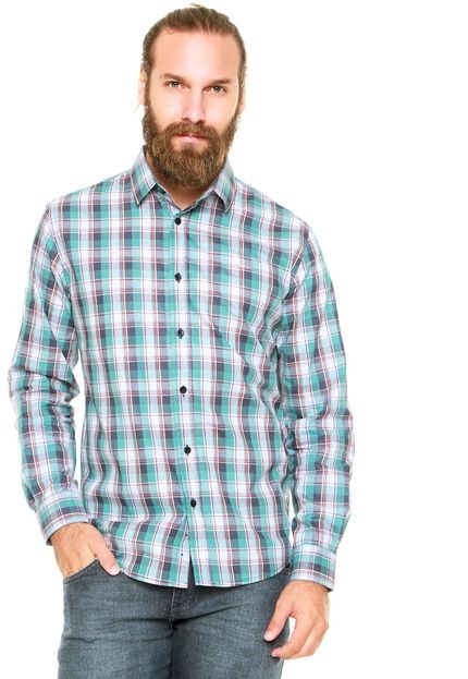 Camisa Colcci Xadrez Verde - Marca Colcci