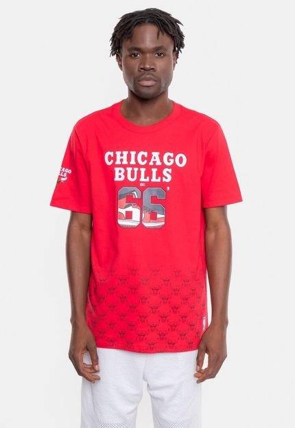 Camiseta NBA Sneakers Chicago Bulls Vermelha - Marca NBA