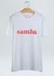T-Shirt Osklen Stone Samba-Branco - Marca Osklen