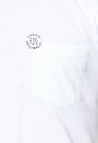 Camiseta Ellus Vintage Auto Service Branca