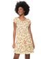 Vestido FiveBlu Curto Estampado Amarelo - Marca FiveBlu