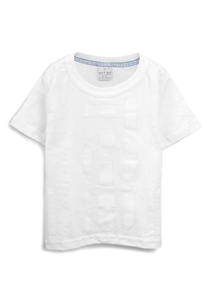 Camiseta Tigor T. Tigre Menino Escrita Branca - Marca Tigor T. Tigre