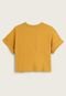 Camiseta Infantil Hering Kids Moments Amarela - Marca Hering Kids