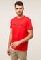Camiseta Tommy Hilfiger Logo Bordado Vermelha - Marca Tommy Hilfiger