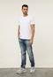 Camiseta Canelada Calvin Klein Jeans Lisa Branca - Marca Calvin Klein Jeans