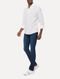 Camisa Calvin Klein Jeans Masculina Cotton Flame Check Branca - Marca Calvin Klein