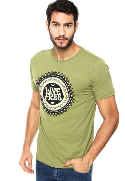 Camiseta FiveBlu Mandala Verde - Marca FiveBlu
