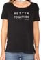 Camiseta Calvin Klein Jeans Better Together Preta - Marca Calvin Klein Jeans