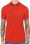 Camisa Polo Colcci Reta Frisos Laranja - Marca Colcci