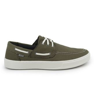 Dockside Masculino Mocassim Palmilha de Silicone Verde