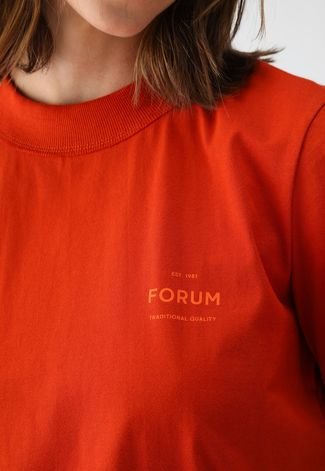 Camiseta Forum Logo Laranja