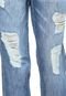 Calça Jeans Biotipo Boyfriend Destroyed Azul - Marca Biotipo
