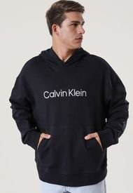 Polerón Calvin Klein Negro - Calce Regular