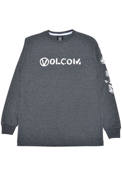 Camiseta Volcom Estampada Infantil Cinza - Marca Volcom